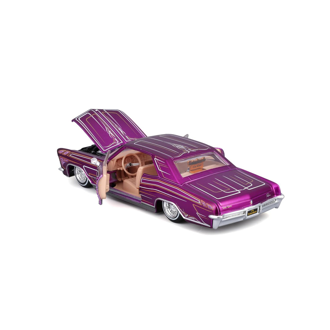 Maisto Original 1965 Buick Riviera Licensed Diecast Car | 1:24 Scale Model (14 Years till Grown Ups)