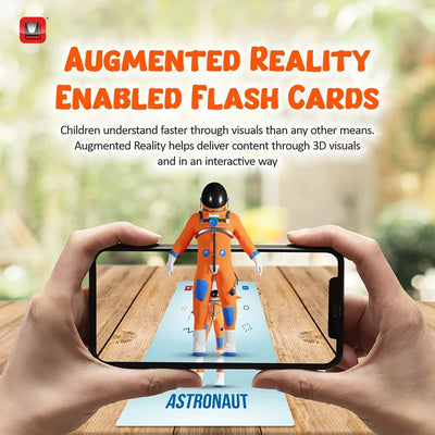 Augmented Reality Professions Flashcards Kit: 23 Laminated Cards with Real Illustrations