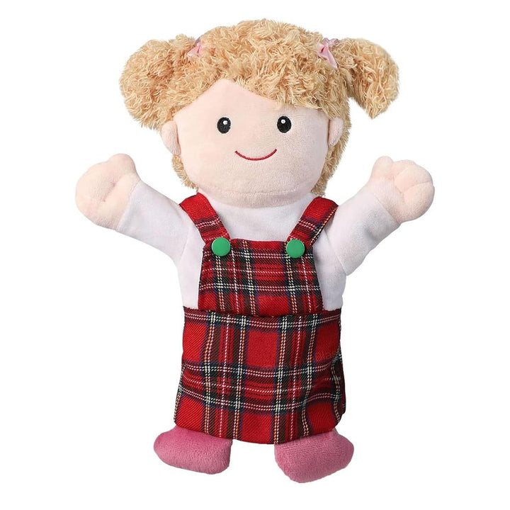 FunBlast Daughter Hand Puppet for Kids | Soft Plush Family Puppet for Storytelling & Role Play