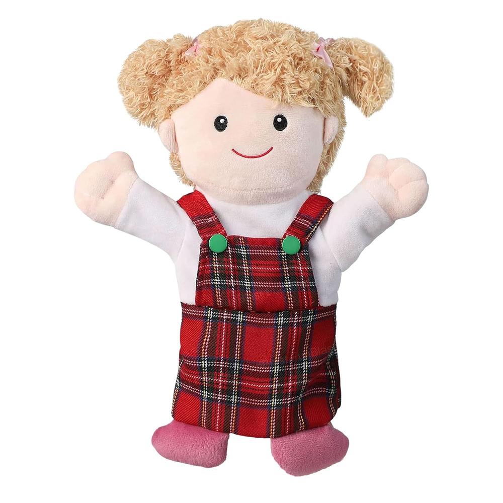 FunBlast Daughter Hand Puppet for Kids | Soft Plush Family Puppet for Storytelling & Role Play