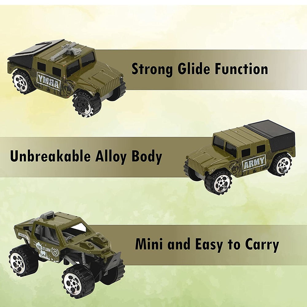 Diecast Military Car Play Set for Kids