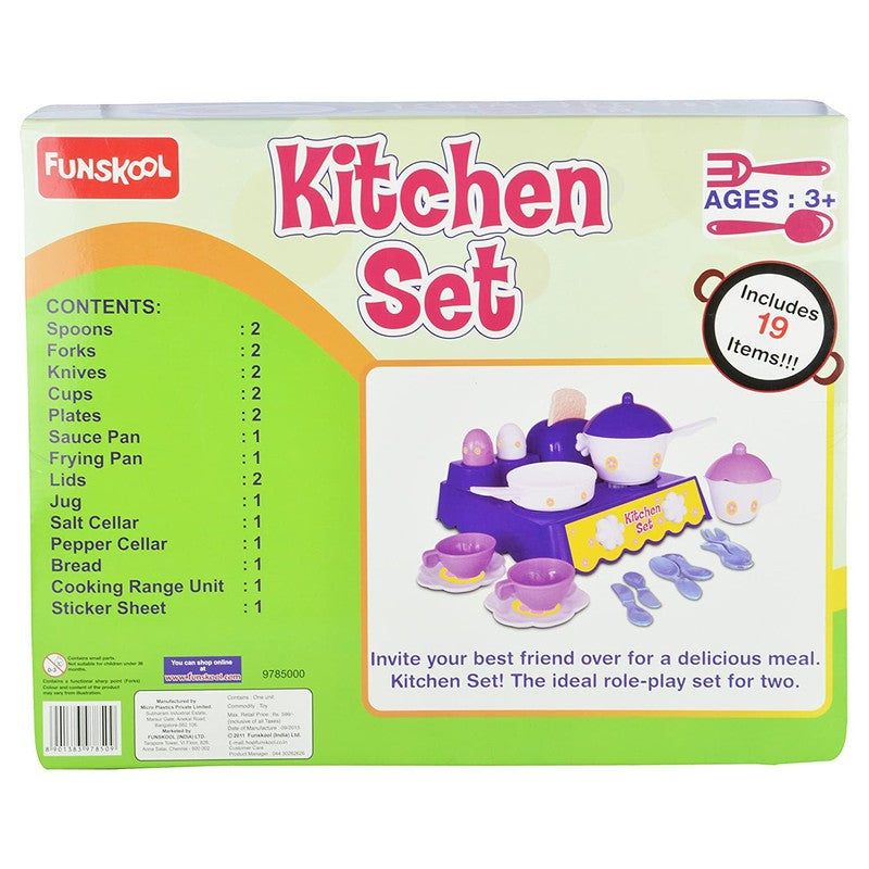 Original Funskool Pretend-play Kitchen Set