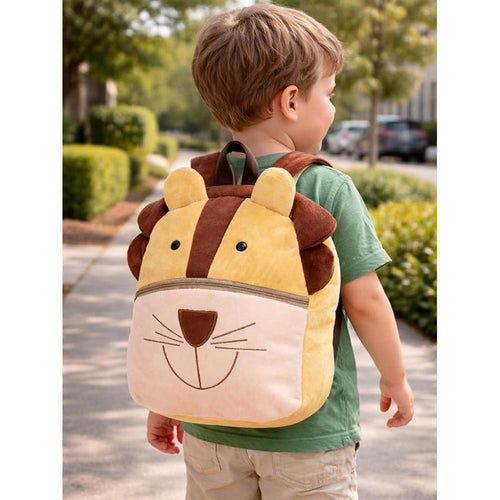 Little Ginnie Animal Themed School Bag with 3D Design | Adjustable Padded Straps, 2 Compartments
