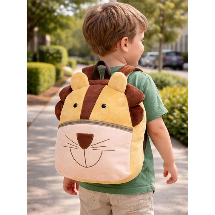 Little Ginnie Animal Themed School Bag with 3D Design | Adjustable Padded Straps, 2 Compartments
