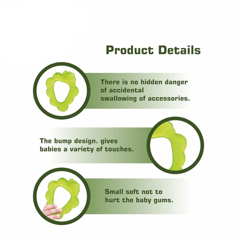 Grapes Teether | Cooling Water Filled Baby Teether with Carry Case, Soothes Gums and Easy to Grip