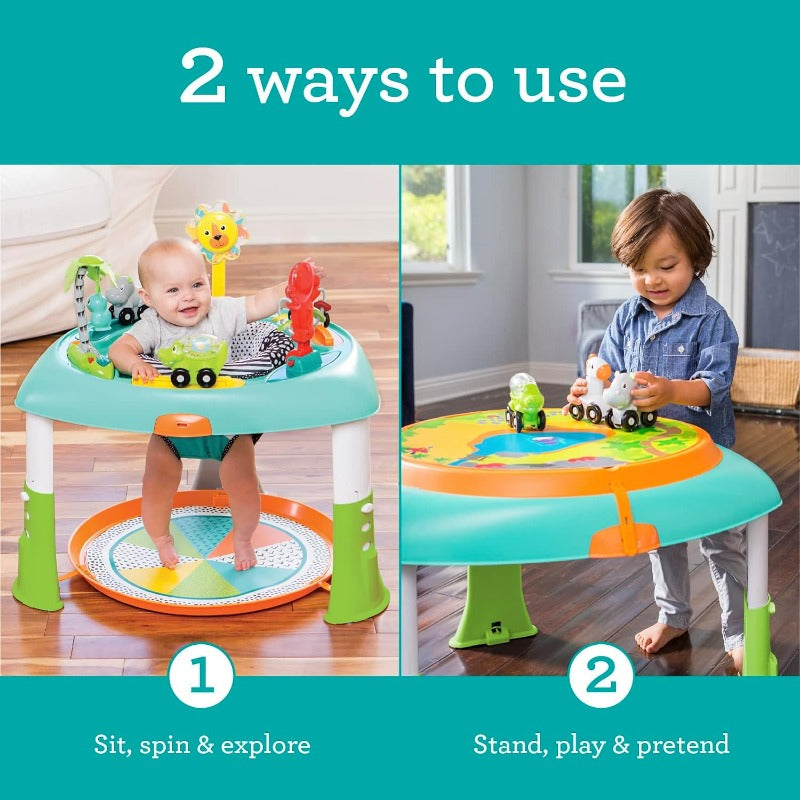 2-in-1 Sit, Spin & Stand Entertainer & Activity Table (Multicolour) - COD Not Available