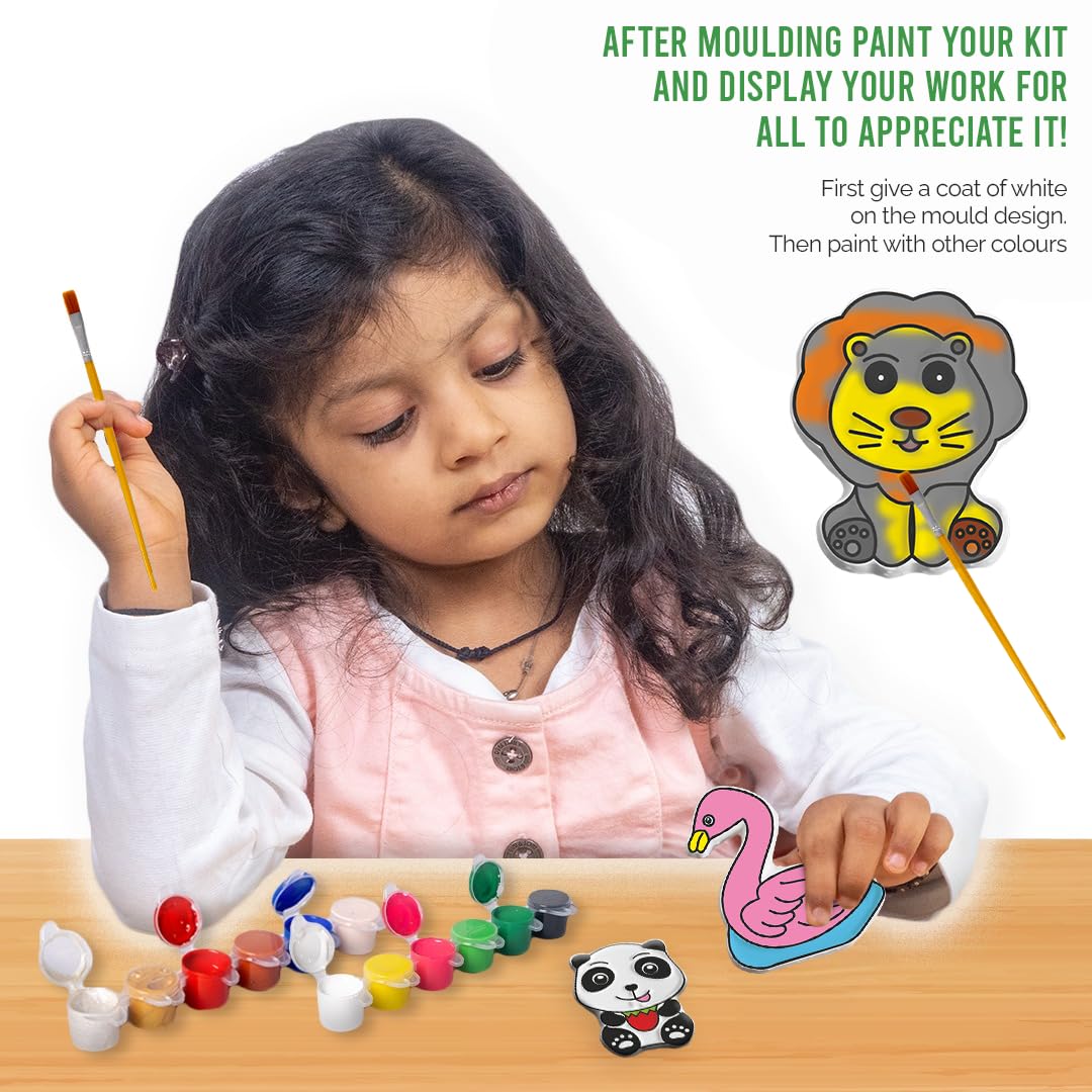 Ratna's Mould & Paint- Animal Safari I DIY Art & Craft Kit
