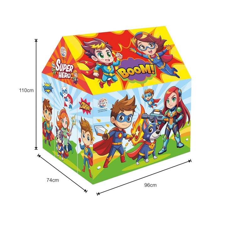 Ratna's Led Super Hero Tent House | Foldable Fabric Playhouse