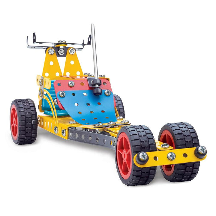 Toybox by Ratna MEC-O-Tec Set 4 Metal Construction Toy – 225 Pieces, 21 Models | DIY Building & Engineering Kit | Educational STEM Toy for Kids