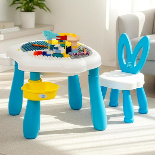 Mee Mee Busy Bench 5-in-1 Multifunctional Desk (Study Table) | 3-7 Years | Weight Capacity: 30kg