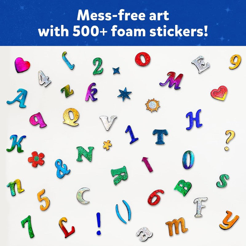 Foil Fun Letters, Number, Stickers DIY Activity Kit