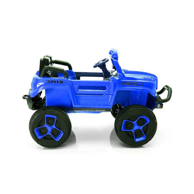 Blue Ride-On | Wireless Remote, Bluetooth Mp3 Music and Rechargeable Battery Operated | Jeep A1200 4X4 (COD Not Available)