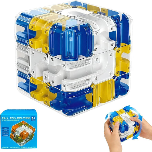 MUREN Rotating Magic Bean Cube | Puzzle Game - Blue