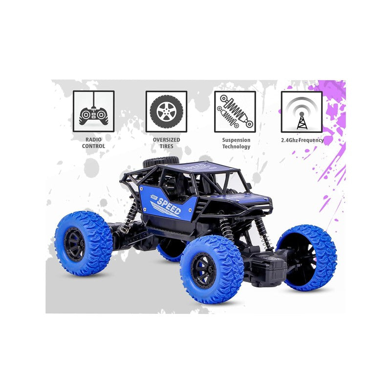 Remote Control RC Off Road Climbing and Monster Racing Rock Crawler Car (Assorted Colours)