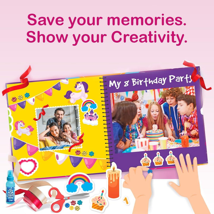 Ratna's Unicorn Scrapbook DIY Art & Craft Kit – Creative Activity
