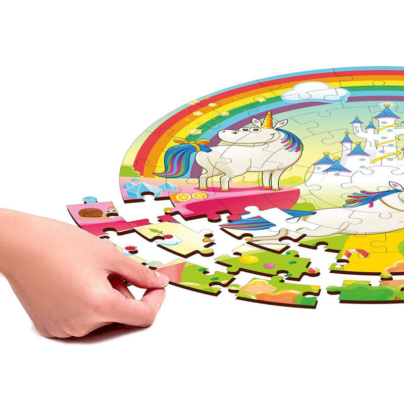 Wooden Unicorn Jigsaw Puzzle, 60 Pcs