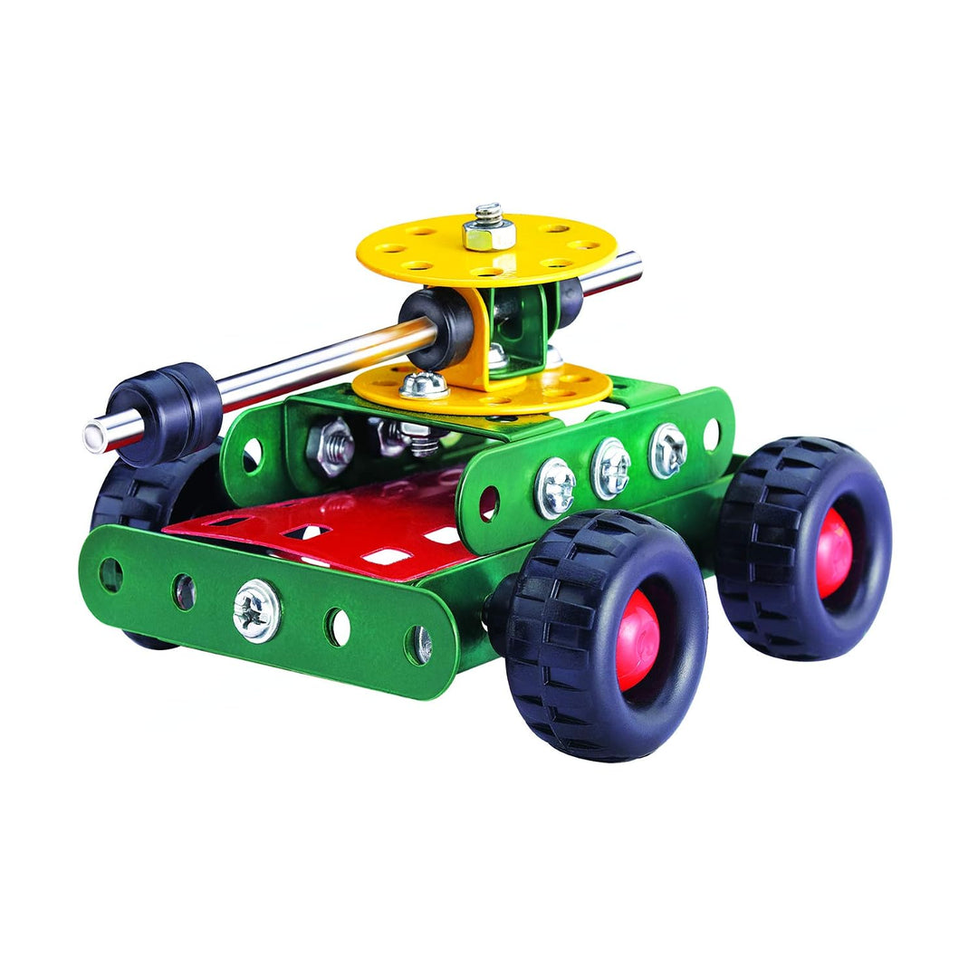 Toy box by Ratna's MEC-O-TEC Military No.1 – Metal Construction Set for Kids | 101 Pieces | 5 Models