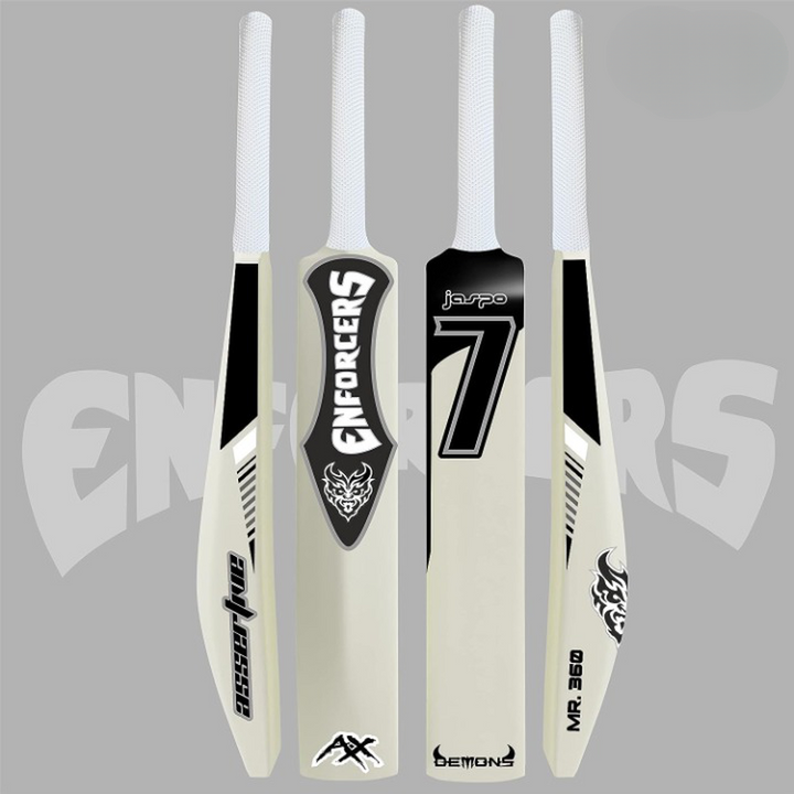 Jaspo 7 Enforcers Cricket Bat Full Size (Plastic) | 12+ Years