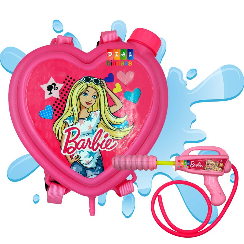 Holi Water Gun Pichkari Toy | Toddlers Pichkari | Non-Toxic Plastic Toy Water Gun | Barbie