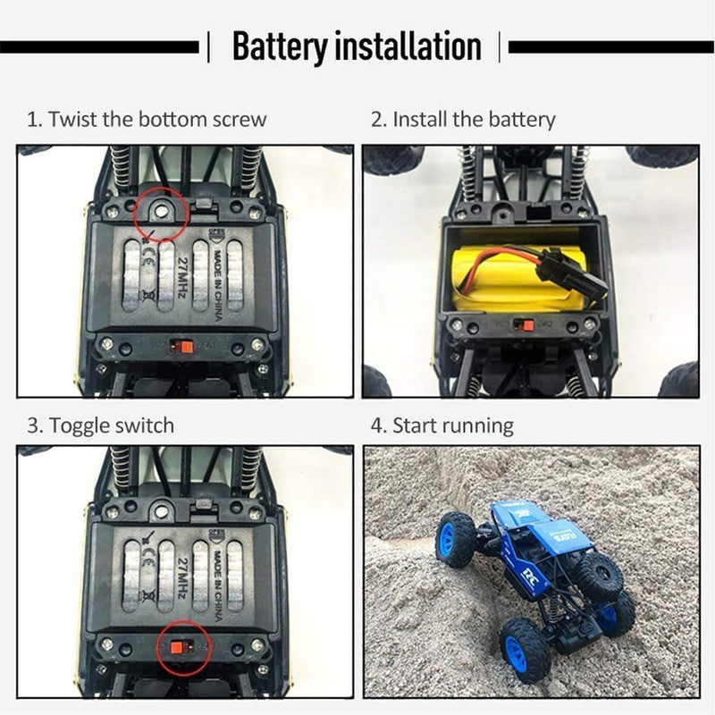 Metal Rock Crawler High Speed Remote Control Racing Car