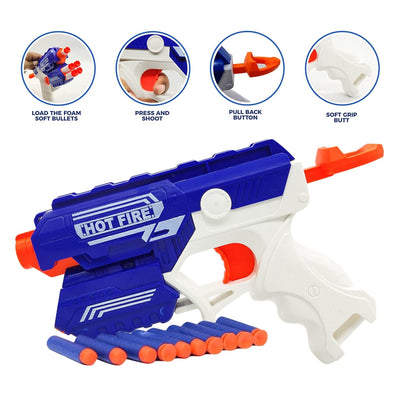 Blaze Storm Soft Bullet Blaster (Vt) (Toys Express)