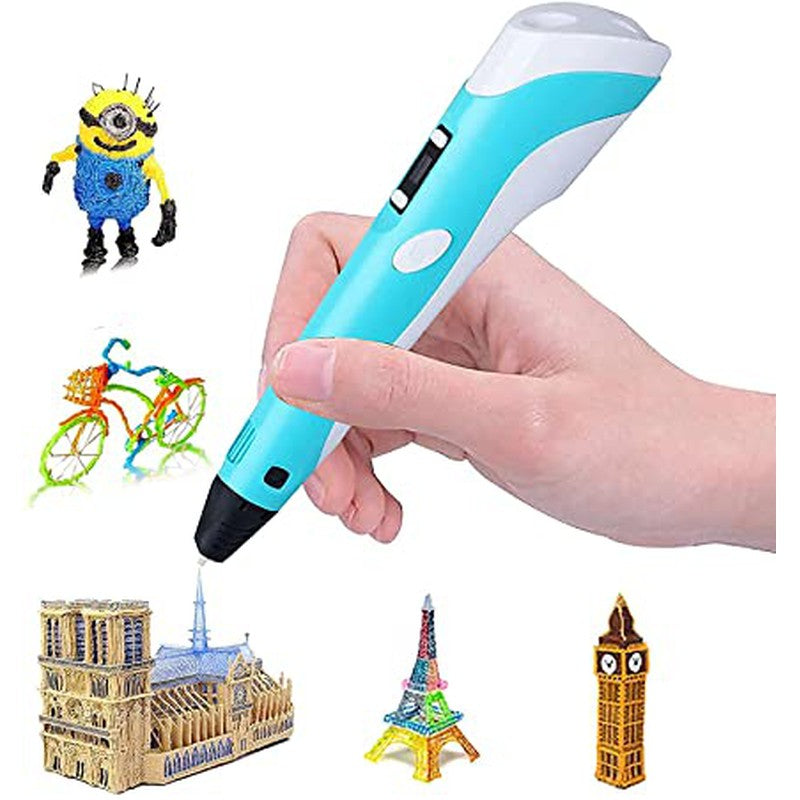 3d Printing Pen For Creative Modelling Art With Power Adapter