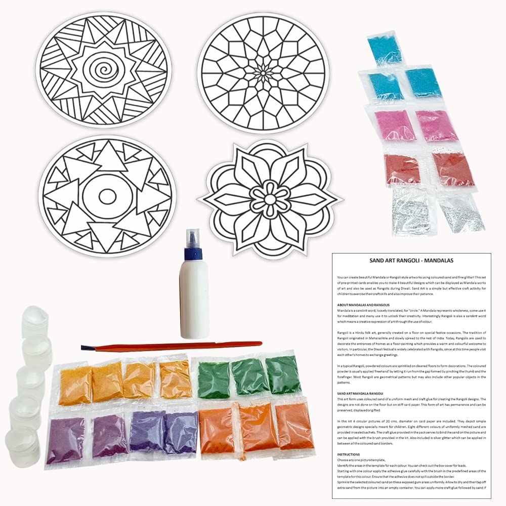 Sand Art Kit Rangoli Mandala