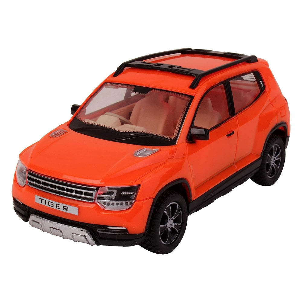 Tiger SUV Pull Back Toy Car - Assorted Colours (BG)