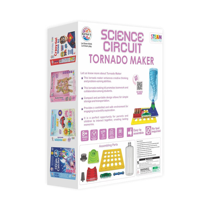 Ratna's Science Circuit - Tornado Maker Kit | DIY Stream Educational Kit