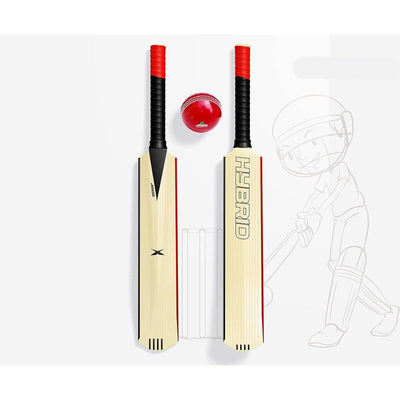 Jaspo Hybrid Composite Hard Plastic Cricket Bat (Bat with a Ball) Full Size | (PU Filled Inside) | 12+ Years