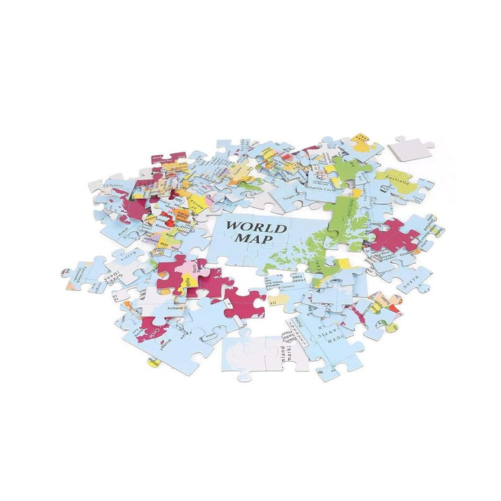 Ratna's World Map Jigsaw Puzzle – Match & Learn I 108 Pieces