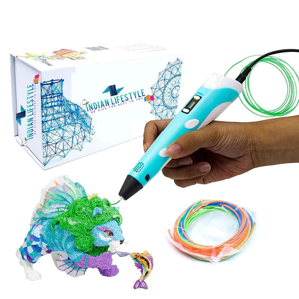 3d Printing Pen For Creative Modelling Art With Power Adapter