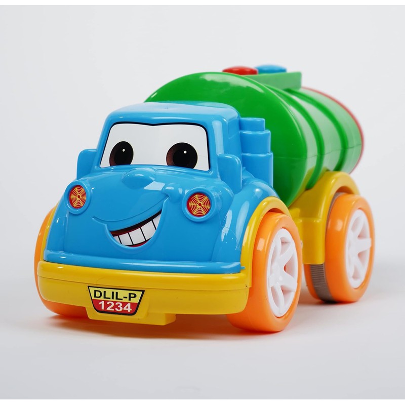 Cartoon Oil Tanker Friction Toy (2-5 Years)