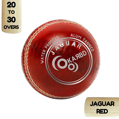 Cricket Leather Ball | 20 to 30 Overs |Jaguar Red