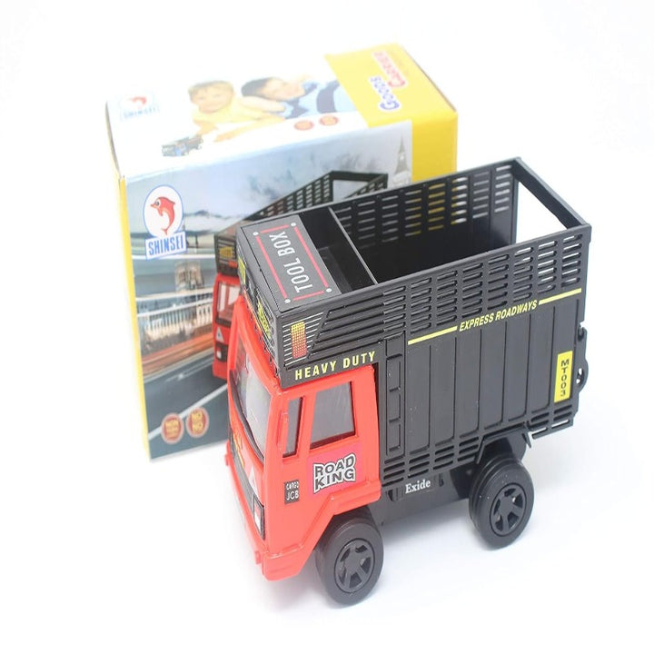 Pull Back Goods Carrier Truck Toy for Kids 3 - (Assorted Color)