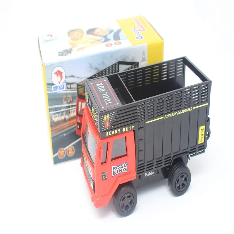 Pull Back Goods Carrier Truck Toy for Kids 3 - (Assorted Color)