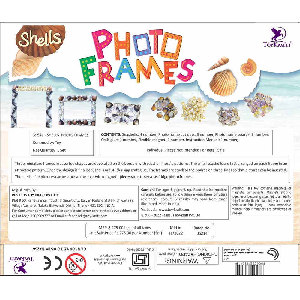 Shell Photo Frames (Craft Kit)