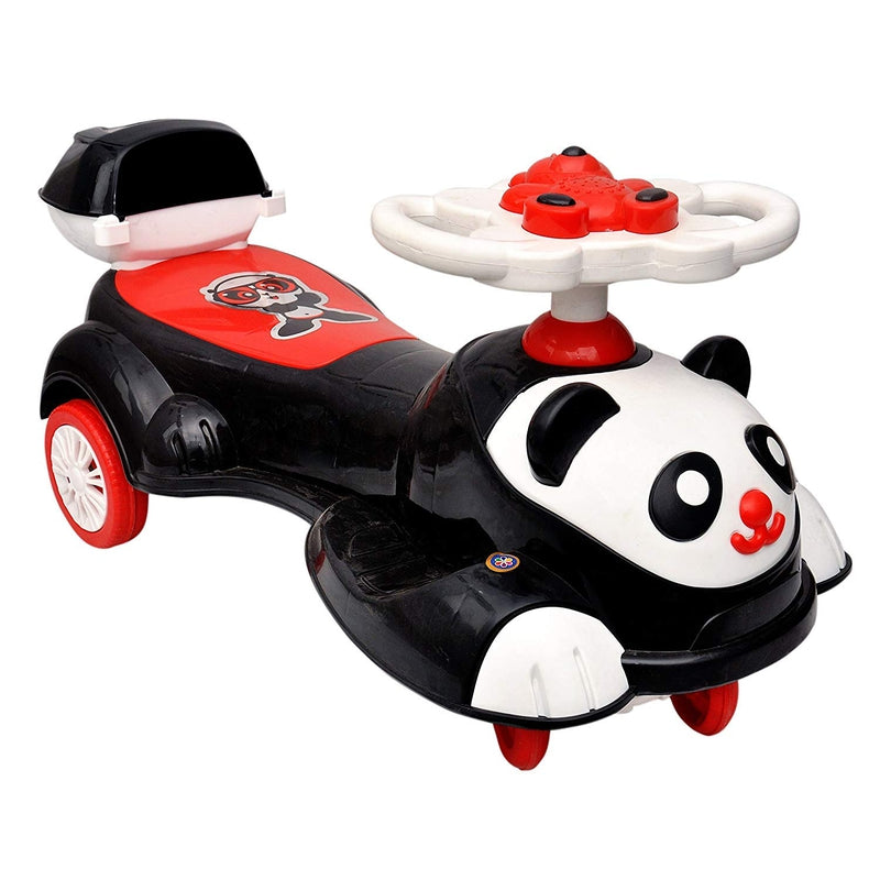 Manual Push Big Panda Ride-On Twist Magic Car | Music & Lights (1-3 Years)