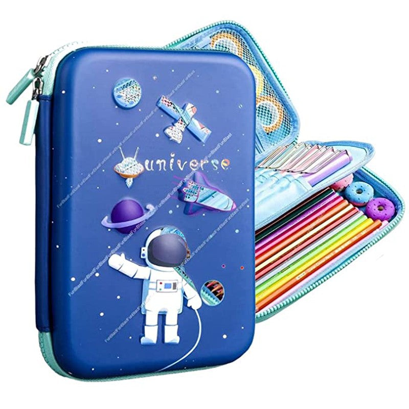 3D Astronaut Pencil Box Space Pencil Case for Kids