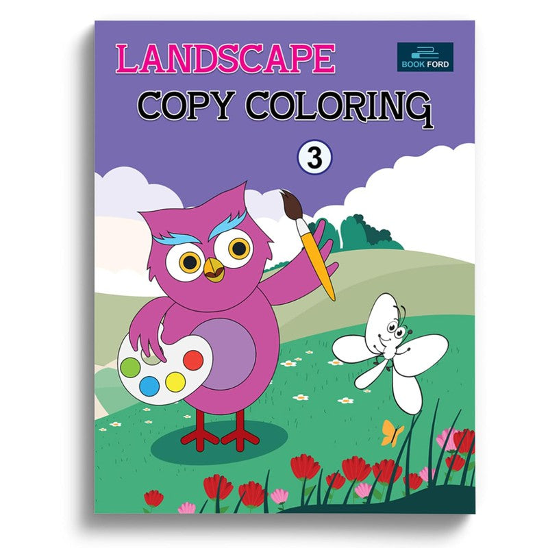 Landscape Copy Coloring Book Part 3 Coloring Book For Kids