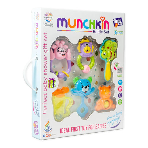 Ratna's Munchkin Rattle Set of 6 Attractive Rattles