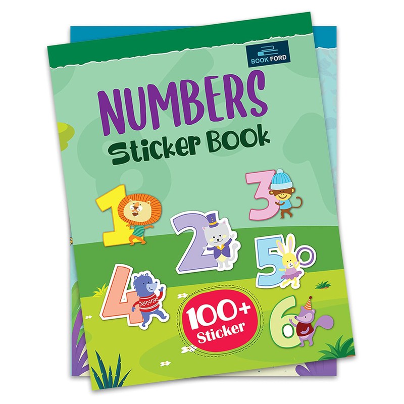 Numbers Sticker Book for kids – Snooplay