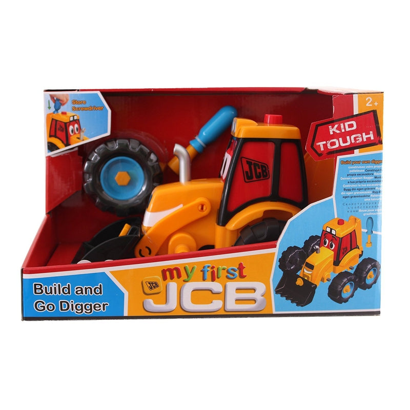 Build & Go Digger JCB Toy