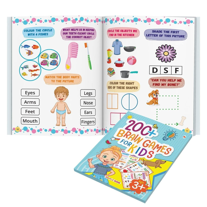 Brain Boosting Activity Book for Kids – 200+ Activities