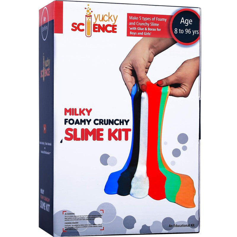 DIY Milky Foamy Crunchy Slime Making Activity Kit