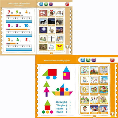 Intelligence Educational Sound Book - Activities with Numbers, Shapes and Animals