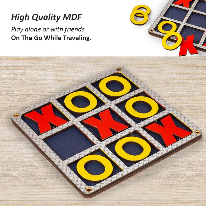 Ratna's Pocket X & O Travel Board Game- Tic Tac Toe | Portable Family Game