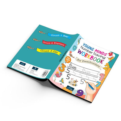 Young Minds Number Tracing Workbook For Kids