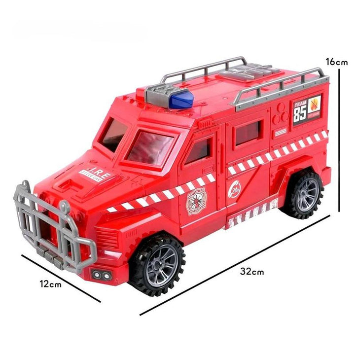 Cash Truck Piggy Bank with Unlock Fingerprint & Password Protection, Light & Music Features (3-8 Years)