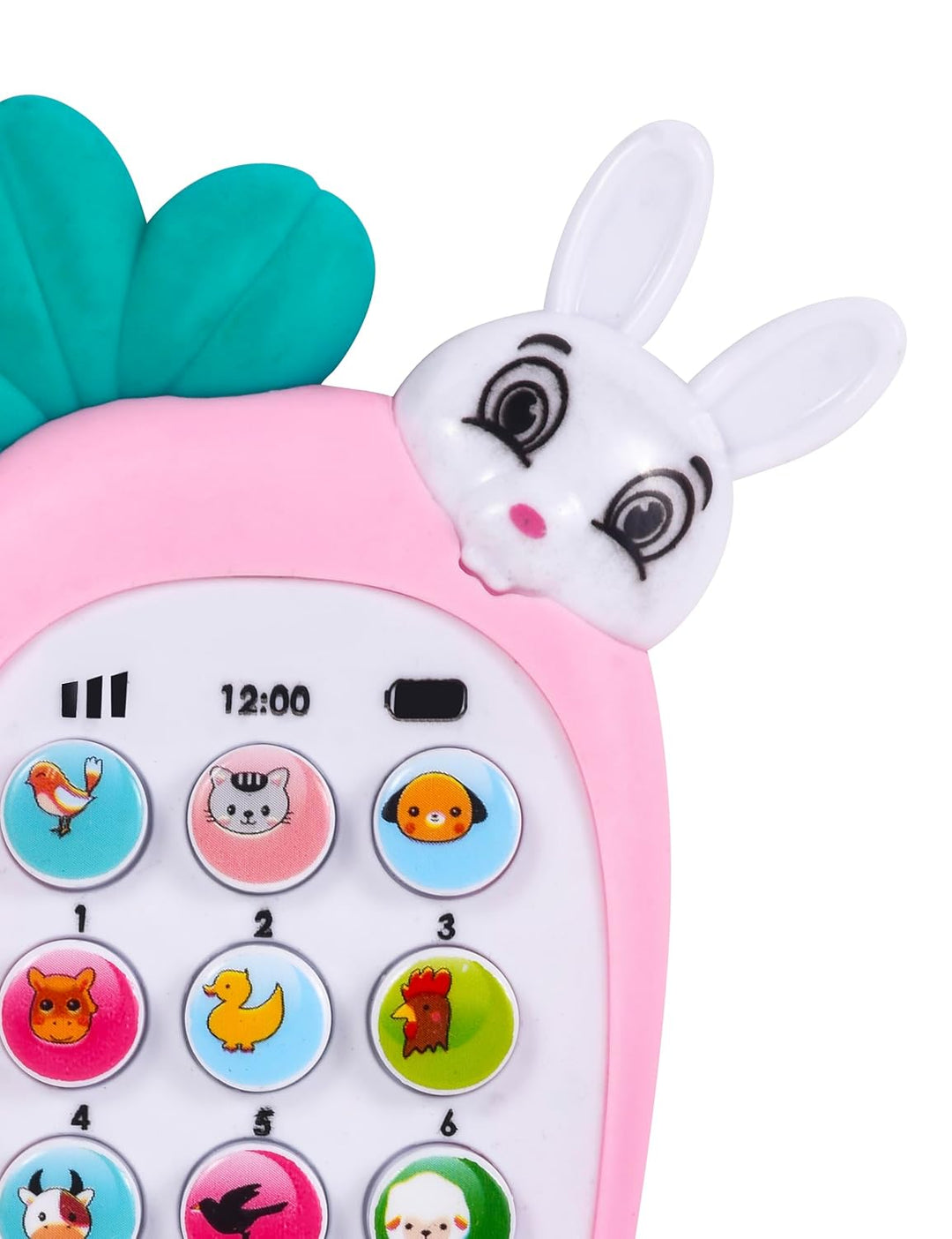 Venetian Industries My Smart Phone Toy | Musical Baby Phone with Animal Sounds & Lights | Interactive Pretend Play Toy